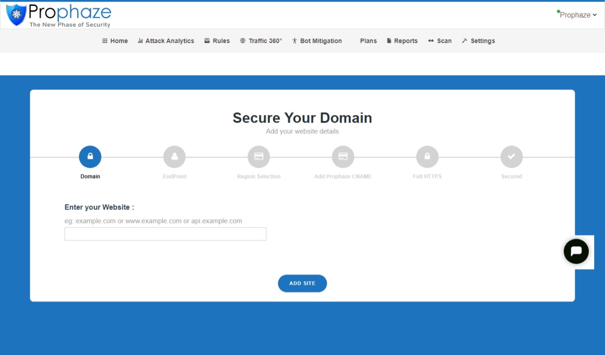 Prophaze Secure Your Domain
