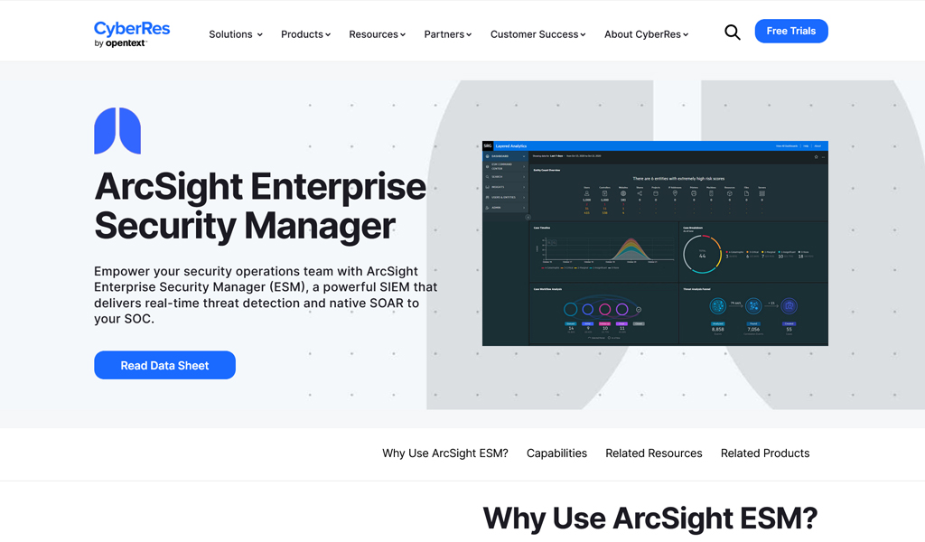 ArcSight Enterprise Security Manager (ESM)