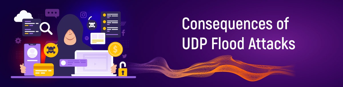 Consequences of UDP Flood Attacks