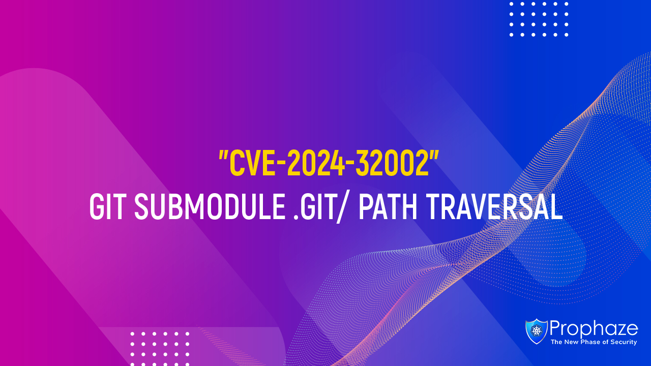 CVE-2024-32002 : GIT SUBMODULE .GIT/ PATH TRAVERSAL