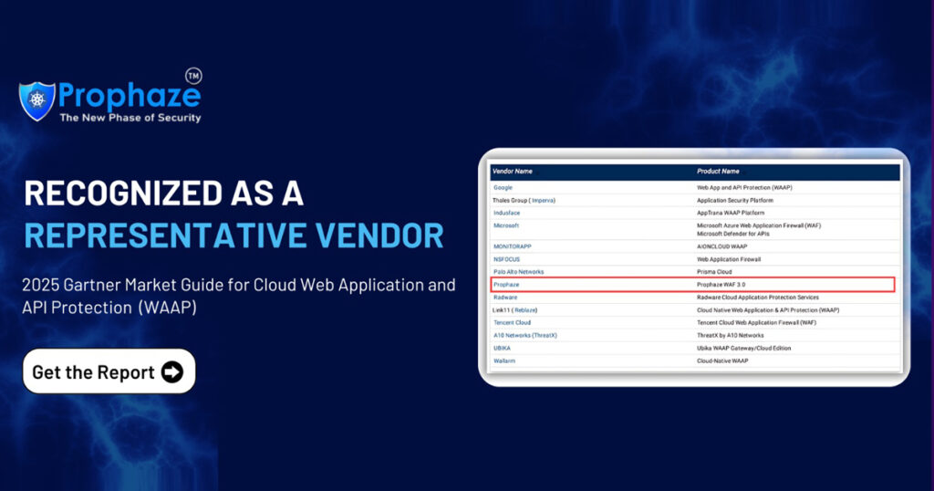 Prophaze Named in Gartner’s 2025 WAAP Market Guide